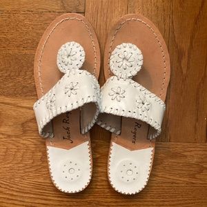 Jack Rogers Miss Palm Beach White sandals